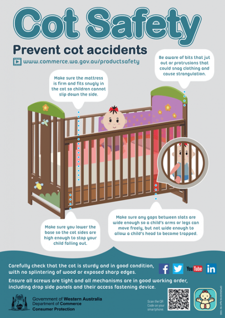 Cot safety - poster